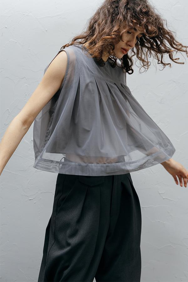 シアーレイヤードノースリーブP/O　24163-1339E